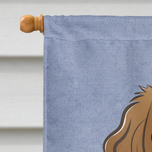 Load image into Gallery viewer, Cavalier Spaniel Welcome Flag Canvas House Size BB1410CHF