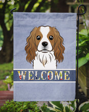 Load image into Gallery viewer, Cavalier Spaniel Welcome Garden Flag – Decorative Outdoor Yard Flag BB1410GF