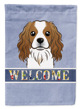 Load image into Gallery viewer, Cavalier Spaniel Welcome Garden Flag – Decorative Outdoor Yard Flag BB1410GF