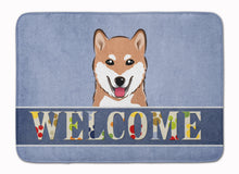 Load image into Gallery viewer, Shiba Inu Welcome Machine Washable Memory Foam Mat BB1411RUG