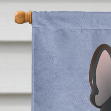 Load image into Gallery viewer, French Bulldog Welcome Flag Canvas House Size BB1413CHF