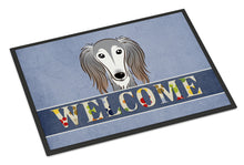 Load image into Gallery viewer, Saluki Welcome Doormat - 24x36 Decorative Floor Mat – Indoor/Outdoor Rug with Artistic Flair BB1415JMAT