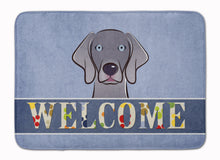 Load image into Gallery viewer, Weimaraner Welcome Machine Washable Memory Foam Mat BB1417RUG