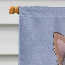 Load image into Gallery viewer, Yorkie Puppy Welcome Flag Canvas House Size BB1418CHF
