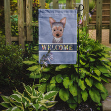 Load image into Gallery viewer, Yorkie Puppy Welcome Garden Flag – Decorative Outdoor Yard Flag BB1418GF
