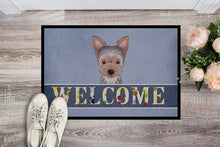 Load image into Gallery viewer, Yorkie Puppy Welcome Doormat - 24x36 Decorative Floor Mat – Indoor/Outdoor Rug with Artistic Flair BB1418JMAT