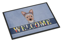 Load image into Gallery viewer, Yorkie Puppy Welcome Doormat - 24x36 Decorative Floor Mat – Indoor/Outdoor Rug with Artistic Flair BB1418JMAT