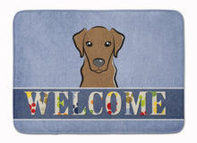 Load image into Gallery viewer, Chocolate Labrador Welcome Machine Washable Memory Foam Mat BB1420RUG