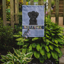 Load image into Gallery viewer, Black Labrador Welcome Garden Flag – Decorative Outdoor Yard Flag BB1421GF
