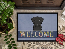 Load image into Gallery viewer, Black Labrador Welcome Doormat - 24x36 Decorative Floor Mat – Indoor/Outdoor Rug with Artistic Flair BB1421JMAT