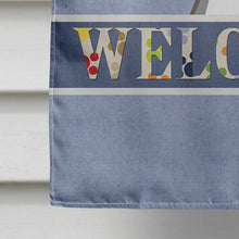 Load image into Gallery viewer, Italian Greyhound Welcome Flag Canvas House Size BB1422CHF