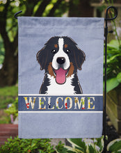 Load image into Gallery viewer, Bernese Mountain Dog Welcome Garden Flag – Decorative Outdoor Yard Flag BB1423GF