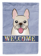Load image into Gallery viewer, French Bulldog Welcome Flag Canvas House Size BB1424CHF
