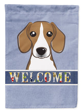 Load image into Gallery viewer, Beagle Welcome Garden Flag – Decorative Outdoor Yard Flag BB1425GF