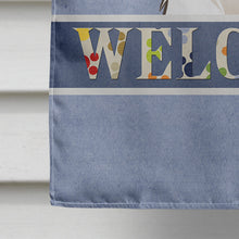 Load image into Gallery viewer, Border Collie Welcome Flag Canvas House Size BB1427CHF
