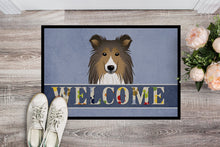 Load image into Gallery viewer, Sheltie Welcome Doormat - 24x36 Decorative Floor Mat – Indoor/Outdoor Rug with Artistic Flair BB1428JMAT