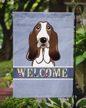 Load image into Gallery viewer, Basset Hound Welcome Garden Flag – Decorative Outdoor Yard Flag BB1429GF