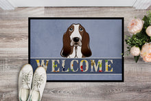 Load image into Gallery viewer, Basset Hound Welcome Doormat - 24x36 Decorative Floor Mat – Indoor/Outdoor Rug with Artistic Flair BB1429JMAT