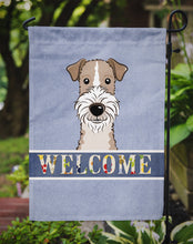 Load image into Gallery viewer, Wire Haired Fox Terrier Welcome Garden Flag – Decorative Outdoor Yard Flag BB1433GF