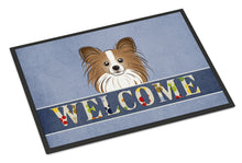Load image into Gallery viewer, Papillon Welcome Doormat - 24x36 Decorative Floor Mat – Indoor/Outdoor Rug with Artistic Flair BB1434JMAT
