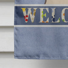 Load image into Gallery viewer, Golden Retriever Welcome Flag Canvas House Size BB1438CHF