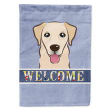 Load image into Gallery viewer, Golden Retriever Welcome Flag Canvas House Size BB1438CHF