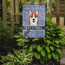 Load image into Gallery viewer, Red Corgi Welcome Garden Flag – Decorative Outdoor Yard Flag BB1440GF