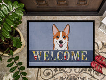 Load image into Gallery viewer, Red Corgi Welcome Doormat - 24x36 Decorative Floor Mat – Indoor/Outdoor Rug with Artistic Flair BB1440JMAT