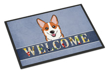Load image into Gallery viewer, Red Corgi Welcome Doormat - 24x36 Decorative Floor Mat – Indoor/Outdoor Rug with Artistic Flair BB1440JMAT