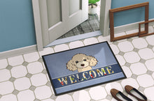Load image into Gallery viewer, Buff Poodle Welcome Doormat - 24x36 Decorative Floor Mat – Indoor/Outdoor Rug with Artistic Flair BB1444JMAT