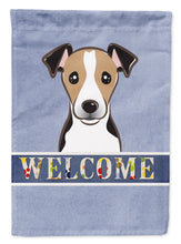 Load image into Gallery viewer, Jack Russell Terrier Welcome Flag Canvas House Size BB1447CHF