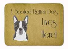Load image into Gallery viewer, Boston Terrier Spoiled Dog Lives Here Machine Washable Memory Foam Mat BB1451RUG