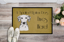Load image into Gallery viewer, Dalmatian Spoiled Dog Lives Here Doormat - 24x36 Decorative Floor Mat – Indoor/Outdoor Rug with Artistic Flair BB1458JMAT