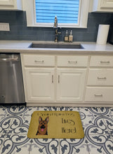 Load image into Gallery viewer, German Shepherd Spoiled Dog Lives Here Machine Washable Memory Foam Mat BB1459RUG