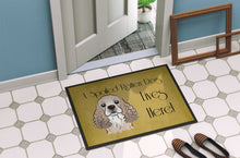 Load image into Gallery viewer, Cocker Spaniel Spoiled Dog Lives Here Doormat - 24x36 Decorative Floor Mat – Indoor/Outdoor Rug with Artistic Flair BB1464JMAT