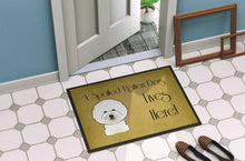 Load image into Gallery viewer, Bichon Frise Spoiled Dog Lives Here Doormat - 24x36 Decorative Floor Mat – Indoor/Outdoor Rug with Artistic Flair BB1465JMAT