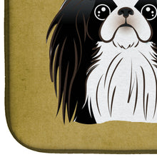 Load image into Gallery viewer, Japanese Chin Spoiled Dog Lives Here Dish Drying Mat – Absorbent, Artistic Kitchen Essentials BB1478DDM