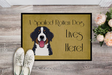 Load image into Gallery viewer, Bernese Mountain Dog Spoiled Dog Lives Here Doormat - 24x36 Decorative Floor Mat – Indoor/Outdoor Rug with Artistic Flair BB1485JMAT