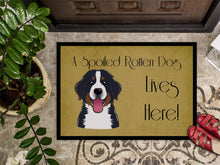 Load image into Gallery viewer, Bernese Mountain Dog Spoiled Dog Lives Here Doormat - 24x36 Decorative Floor Mat – Indoor/Outdoor Rug with Artistic Flair BB1485JMAT