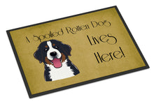 Load image into Gallery viewer, Bernese Mountain Dog Spoiled Dog Lives Here Doormat - 24x36 Decorative Floor Mat – Indoor/Outdoor Rug with Artistic Flair BB1485JMAT