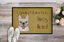 Load image into Gallery viewer, French Bulldog Spoiled Dog Lives Here Doormat - 24x36 Decorative Floor Mat – Indoor/Outdoor Rug with Artistic Flair BB1486JMAT