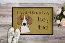 Load image into Gallery viewer, Beagle Spoiled Dog Lives Here Doormat - 24x36 Decorative Floor Mat – Indoor/Outdoor Rug with Artistic Flair BB1487JMAT