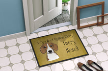 Load image into Gallery viewer, Beagle Spoiled Dog Lives Here Doormat - 24x36 Decorative Floor Mat – Indoor/Outdoor Rug with Artistic Flair BB1487JMAT
