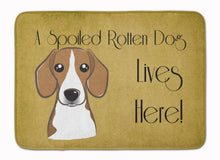 Load image into Gallery viewer, Beagle Spoiled Dog Lives Here Machine Washable Memory Foam Mat BB1487RUG