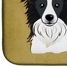 Load image into Gallery viewer, Border Collie Spoiled Dog Lives Here Dish Drying Mat – Absorbent, Artistic Kitchen Essentials BB1489DDM
