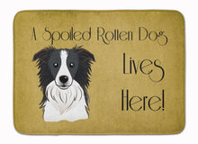 Load image into Gallery viewer, Border Collie Spoiled Dog Lives Here Machine Washable Memory Foam Mat BB1489RUG