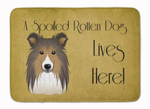 Load image into Gallery viewer, Sheltie Spoiled Dog Lives Here Machine Washable Memory Foam Mat BB1490RUG