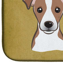 Load image into Gallery viewer, Jack Russell Terrier Spoiled Dog Lives Here Dish Drying Mat – Absorbent, Artistic Kitchen Essentials BB1508DDM