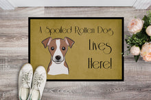 Load image into Gallery viewer, Jack Russell Terrier Spoiled Dog Lives Here Doormat - 24x36 Decorative Floor Mat – Indoor/Outdoor Rug with Artistic Flair BB1508JMAT