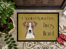 Load image into Gallery viewer, Jack Russell Terrier Spoiled Dog Lives Here Doormat - 24x36 Decorative Floor Mat – Indoor/Outdoor Rug with Artistic Flair BB1508JMAT